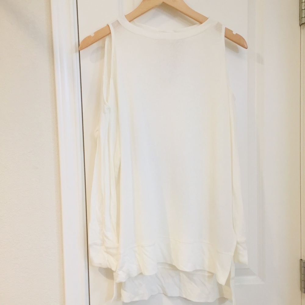 NEW Alice & Olivia Wade Knit Cold Shoulder Cut Out Sweater